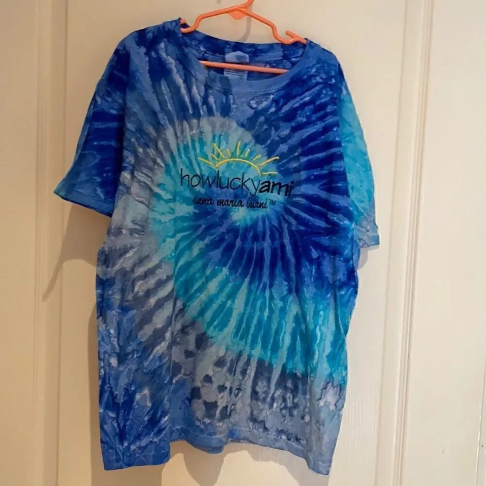 How lucky AMI kids tie dyed shirt M